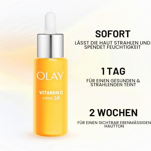 Olay Vitamin C Gesichtsserum mit AHA und Niacinamid, 40 ml – Ansicht 3