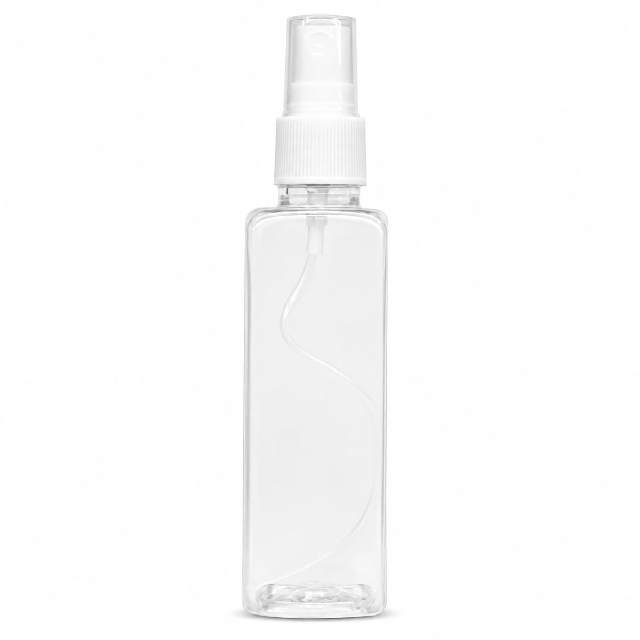 mclear Plastic Pump Bottle Spray Dispenser, Clear Empty Fine Mist Plastic Mini Travel Rectangular Bottle, Portable Refillable Makeup Sprayer Containers for Perfume, Liquids, Aromatherapy, PC- 1-picture-11