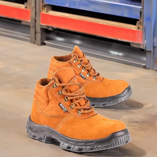 Bota/botina De Segurança Em Nobuck Com Bico Pvc - Bracol Baf (Moderno, CASTOR, BR, Adulto, Numérico,