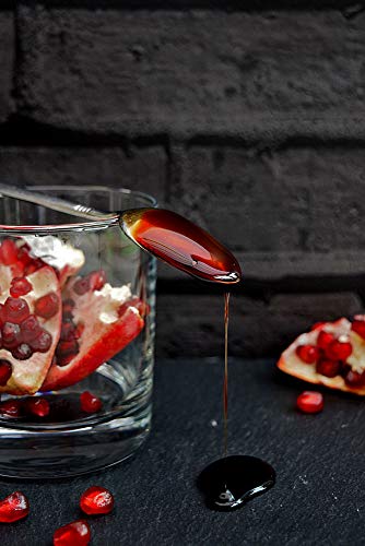 ISOP Premium Mulberry & Pomegranate Vegan Salad Dressings Syrup - Natural Molasses - Thick Sauce - Not From Concentrate Food (Pack of 2)