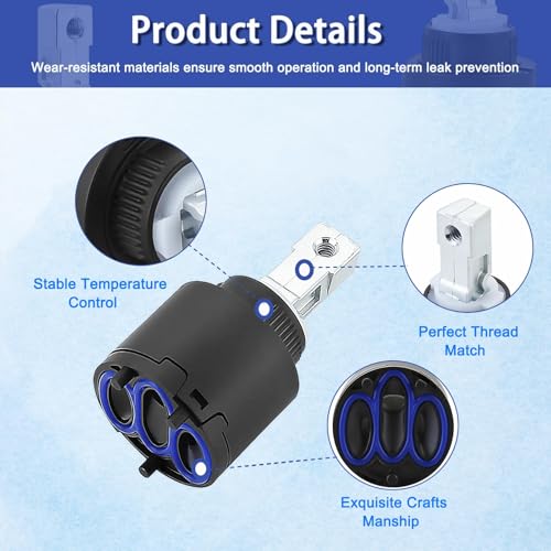 Faucet RP73000 Cartridge Replacement for Single Handle Kitchen Basin Shower Faucet Part, Compatible with Delta Plumbing Replacement Parts, Easy DlY Installation by LooXen - Used condition - Image 3