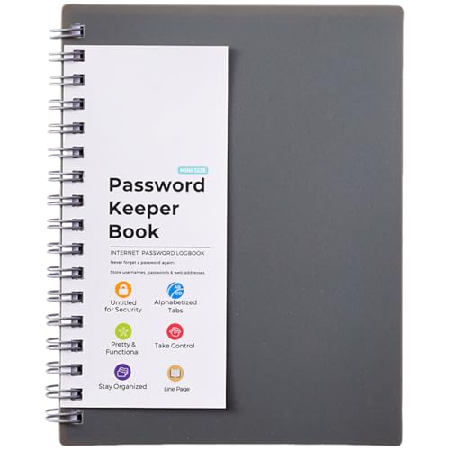 Appositamente progettato per chi apprezza l'organizzazione e l'efficienza, questo libro di password Internet è facile da usare per tutte le età