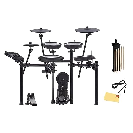 Roland Generation 2 V-Drums TD-17KV2 Electronic Drum Set Bundle with Drumstick Bag, 3.5mm Audio Cable, 3 Pairs of Drumsticks, and Austin Bazaar Polishing Cloth