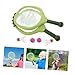 VICASKY 1 Set Junior Badminton and Tennis Racket Kit for Portable Sports Set with Tennis Balls Badminton Shuttlecocks Charming Design for Outdoor Fun and Active Play