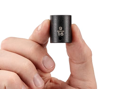 Image of TEKTON 1 /4 Inch Drive x 9 /16 Inch Shallow 6-Point Impact Socket | SID02014