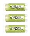 Hurraw! Green Tea Lip Balm, 3 Pack: Organic, Certified Vegan, Cruelty and Gluten Free. Non-GMO, 100% Natural Ingredients. Bee, Shea, Soy and Palm Free. Made in USA