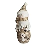 ✔ WEIHNACHTLICHER EYECATCHER – Der Aspinaworld „Schneemann“ aus hochwertigem Magnesia verleiht Ihrer Wohnung ein einzigartiges Flair. Ob im Wohnzimmer oder Esszimmer – unsere Schneemann Figur wird mit seinem Detail getreuen aussehen ein wahrer Hingucker sein.