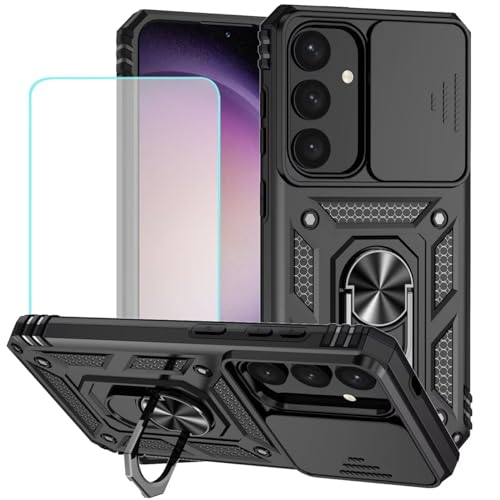 Coque Samsung S24 Plus noire idéale pour support voiture et vidéo