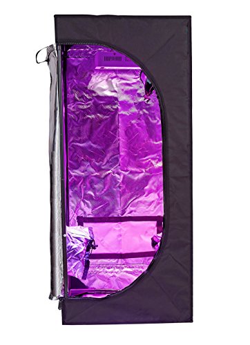 Bestmart 20''X20''X48'' High Reflective Grow Tent Indoor Grow Room For Planting Fruit Flower Veg With Removable Water-Proof Floor Tray (20''X20''X48'') #TOP1