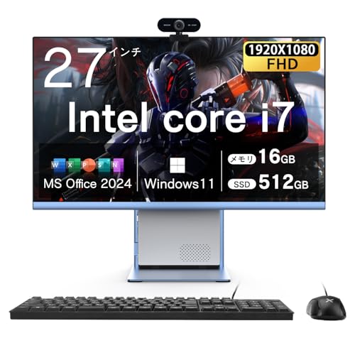 Amazon.co.jp: VETESA デスクトップPC 27インチ Windows 11 インテル