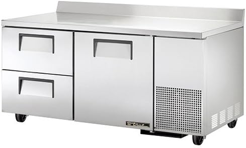 True TWT-67D-2 Worktop Refrigerator Solid Door and Drawer Deep
