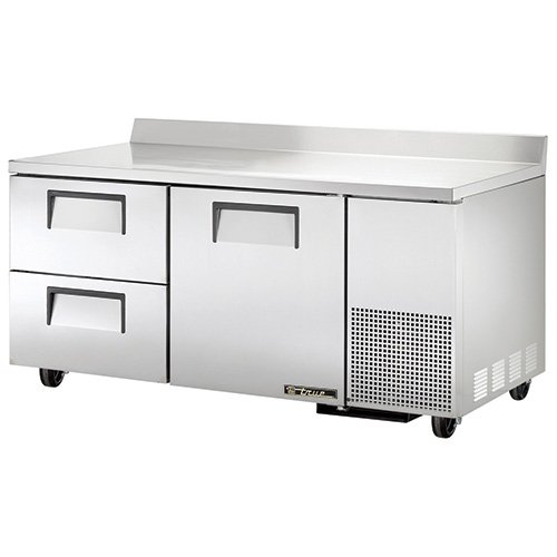 TWT-67D-2 Worktop Refrigerator Solid Door and Drawer Deep by TRUE – Stainless-Steel, Model TWT-67D-2~SPEC1_457159