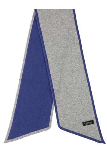 [Cashmee] skf カシミヤ 100％ 至高の品質 カシミア ニットスカーフ マフラー メンズ レディース (グレー)