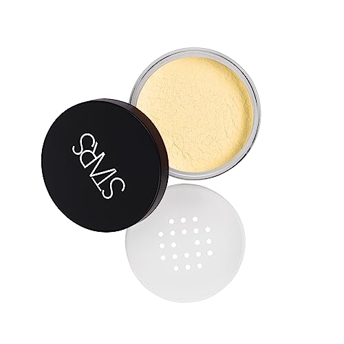 STARS COSMETICS Translucent Powder – Loose Setting Powder for Face | Lightweight & Long Lasting | Natural Soft Matte Finish | Makeup Artist Recommended | Covers Imperfections | 8Hrs Wear | Yellow Pearl (20g)