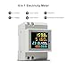 KETOTEK Single Phase Energy Meter Din Rail Electricity Usage Monitor AC 40-300V 100A Voltmeter Ammeter Watt Kwh Frequency Power Meter Built-in CT 110V