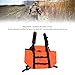 ZIZEV Huntings Strap Vest, 2 Bags 900D Nylon Adjustable Backpack Day Pack Large Capacity Orange for Outdoor Bird, Adjustable Padded Shoulder Straps, Quick Releases Buckle, Load Sharing