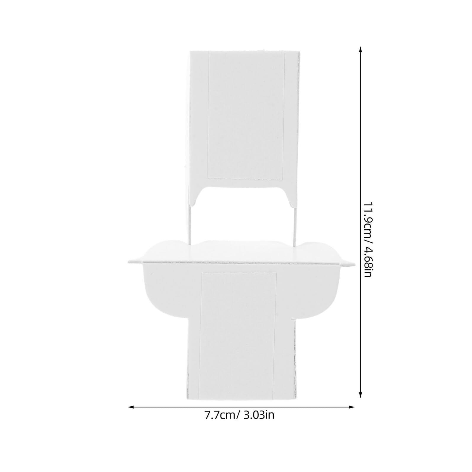 Toyvian Chevalet Photo en Carton Blanc 12 CM Lot de 100 Pièces Support Présentoir Stable pour Cadres et Panneaux Présentoir en Carton Léger Exposition et Bureau