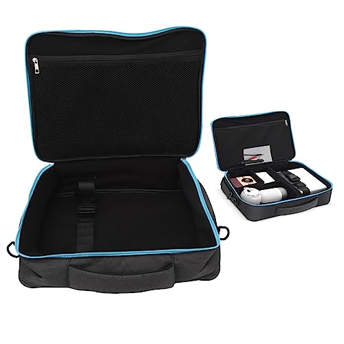 Funda para videoproyector Tyenaza con cremallera doble, resistente a impactos, portátil y para viaje, ideal para BenQ, Vivitek, Optoma, NEC y Acer miniatura 6