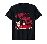 Corgi Dog Valentines Day Truck Carrying Hearts Happy Valentine's day design to celebrate Valentine's Day in 14th February