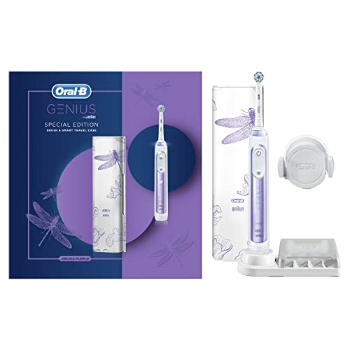 مراجعة Oral-B Genius Dragonfly Orchid Purple 10000: فرشاة أسنان كهربائية قابلة للشحن - الصورة 3