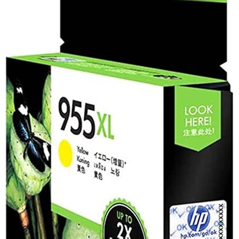 HP 955XL 노란색 정품 대용량 잉크 카트리지, Officejet Pro 7740/8000 시리즈 L0S69AA 노란색과 호환 가능 1600페이지 상세이미지 7