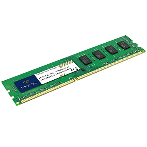 Timetec 8Gb Ddr3L / Ddr3 1600Mhz (Ddr3L-1600) Pc3L-12800 / Pc3-12800 (Pc3-12800U) Non-Ecc Unbuffered 1.35V / 1.5V Cl11 2Rx8 Dual Rank 240 Pin Udimm Desktop Pc Computer Memory Ram Module Upgrade (8Gb) #TOP7