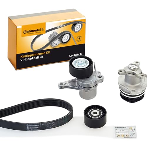 Kit courroie accessoires Continental 7PK1705WP1 d'origine pour moteur de voiture