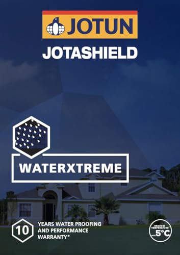 Image of Jotun Jotashield WaterXtreme Basecoat | 10 years water proofing | Crack bridging | Anti-fungal and anti-algae | Waterproof paint for walls | Waterproofing paint for home (20 Liters, White)