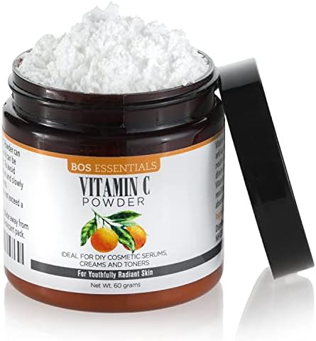 Ultra Fine Cosmetic Grade Vitamin C Powder | DISSOLVES INSTANTLY IN WATER | Make fresh & effective Vitamin C serum | Vitamin C for Face, Body Skin Care