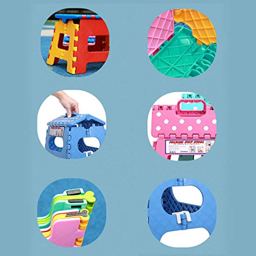 Banquinho dobrável JKPOWER portátil com bolinhas antiderrapantes para pés infantis para banheiro, de