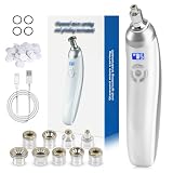 Microdermabrasion Machine, Portable Facial Pore Vacuum Tool with 9 diamond tips and 5-Level Suction, Diamond Dermabrasion Device for Blackhead Removal Tool, Exfoliation, Home Skin Care Device