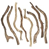 kathson Natural Driftwood for Aquarium, Red Moor Driftwood Mix 12''-16'' Long Driftwood for Decorations Aquarium Driftwood Assorted Shapes Natural Aquarium Decor Driftwood (500g, Coarse Branches)