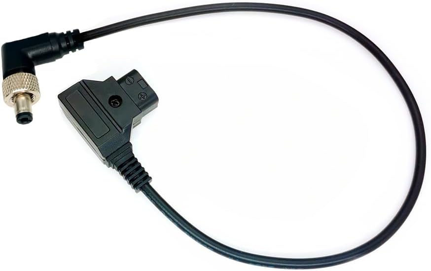 HENGYONGTA D-Tap to Locking 2.5 mm DC Barrel Connector Power Cable for Atomos Ninja Shogun Monitor Video Devices Blackmagic Video Assist Hollyland Mars 400s Lectrosonics SmallHD 702 and Lights