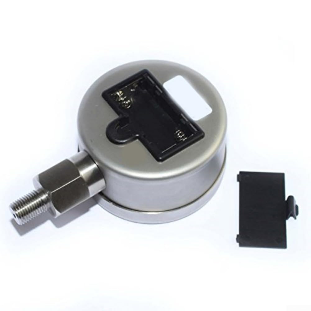 ZYWUOY Digitales Manometer, Edelstahl, Intelligente Digitalanzeige, Vakuum, Hydraulik-Manometer, Tester