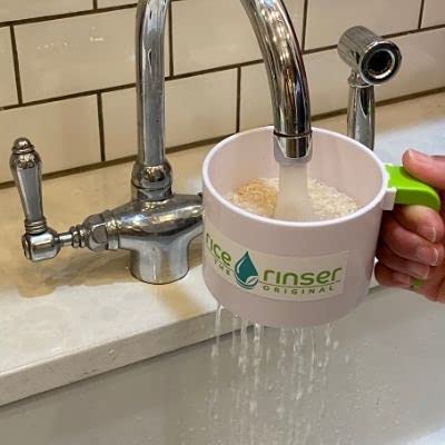 Generic The Original Rice Rinser 3 In 1, Measuring Cup, Rice Washer Colander, Dishwasher Safe (1) #TOP6