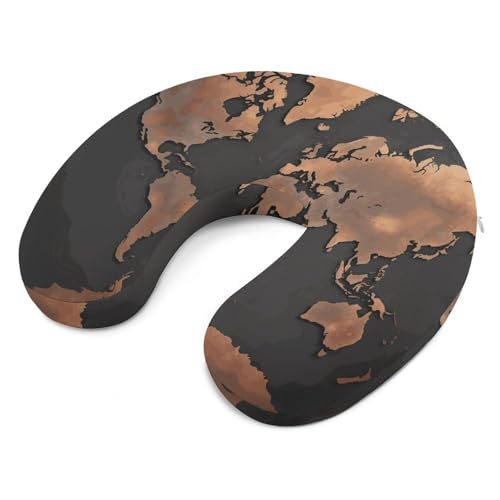 Almohada de viaje espuma viscoelástica 30 cm U miniatura 6