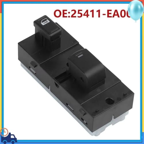 Interrupteur de lève-vitre robuste 25411-EA002 pour commande unique de voiture - 4