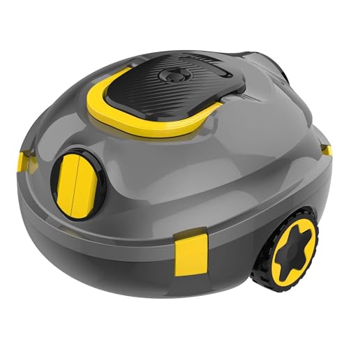 Y20 Robotic Pool Cleaner Cordless Pool Vacuum for Above Ground & Inground Flat Pools with Dual Motors 150 Min Runtime Auto-Parking Powerful Pool Vacuum Robot for Up to 1300 Sq.Ft