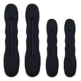 4 Pack Hair Bun Maker for Hair Donut Bun Maker,Magic Snap Roll Sponge Bun Donut Hair Maker for Women
