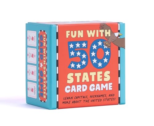 Fun with 50 States Card Game: Learn Capitals, Nicknames, and More about the United States!