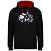 Produktbild Shirtracer Nerd Geschenke - Netzwerk Design - XS - Schwarz/Rot - Statement - JH003 - Hoodie zweifarbig und Kapuzenpullover für Herren und Damen