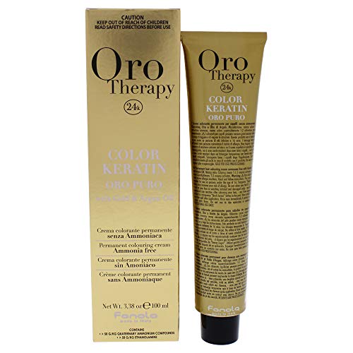 Fanola Oro Therapy Color Keratin - Crema colorante per capelli, 9.00, 100 ml