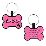 【Material Duradero】Nuestras placas para perros grabadas para perros están hechas de silicona de alta calidad, livianas y duraderas, se pueden usar durante mucho tiempo y se ven como nuevas. Es una opción ideal para etiquetas de larga duración. Fácil de limpiar.