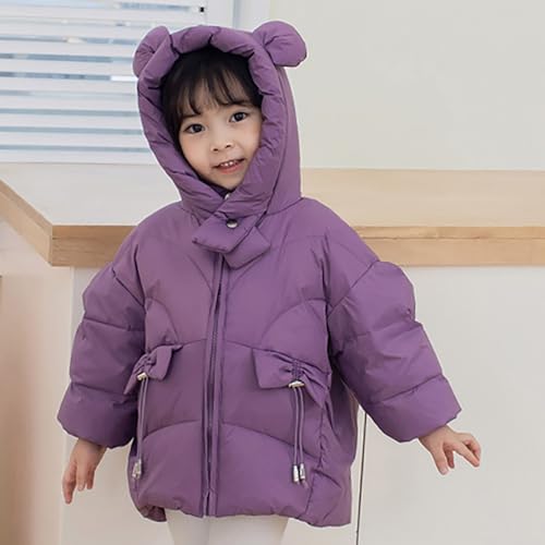 IKFIVQD Casaco de inverno para bebês meninos e meninas meninos inverno quente grosso algodão sólido