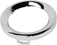 Vista 12 de For Jeep Renegade 2019 2020 2021 Fog Light Trim Driver and Passenger Side Pair Chrome Round ABS Plastic Replacement For CH1038208