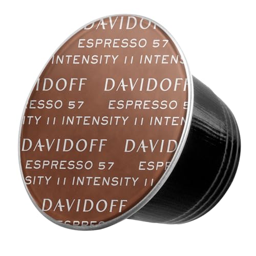 Image of Davidoff Espresso 57 Ristretto Dark and Chocolate Coffee 10 Capsules, 11 /12 Intensity, 100% Arabica, 55G