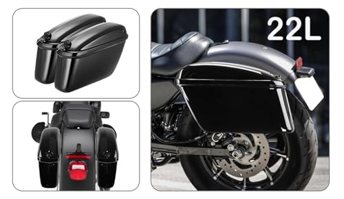 Equipaje de moto universal maleta rígida para Yamaha Vstar 650 950 7