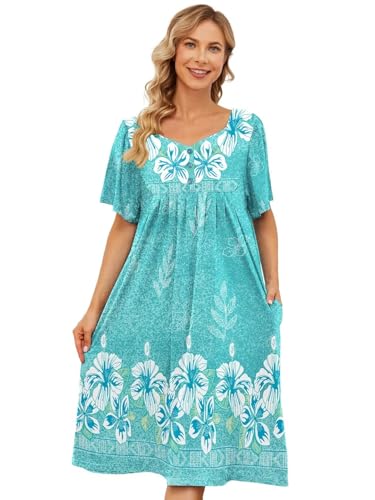 udforsk House Dress for Women Nightgown Plus Size...