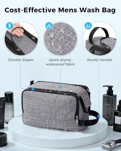 WANDF Travel Toiletry Bag for Men, Dopp Kit for Toiletries - $5.99 After coupon - image 3