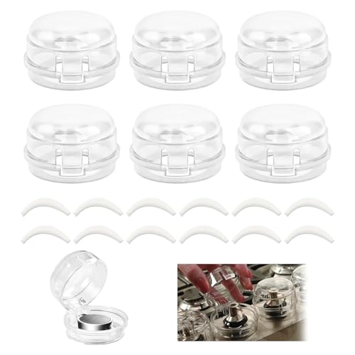 Juguta 6 Pezzi Copri Pomello Per Fornello, Protezione Stufa Per Bambini, Blocco Sicurezza Forno, Coperchio Di Sicurezza Manopola, Manopole Con Fusibile, Protezione Per Manopole Del Fornello A Gas